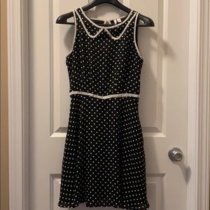 LC Lauren Conrad Dress | Fit N Flare | Polka Dot